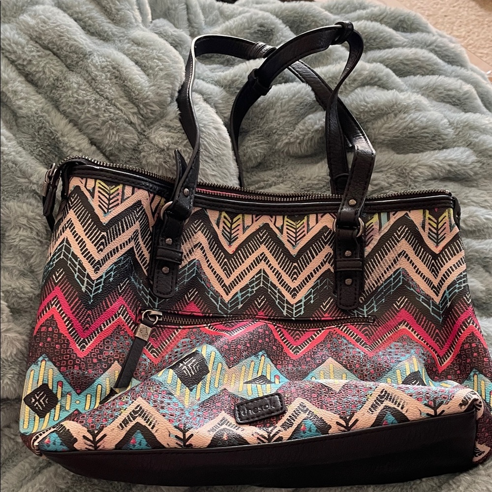 The Sak Multicolor Chevron Tote Bag